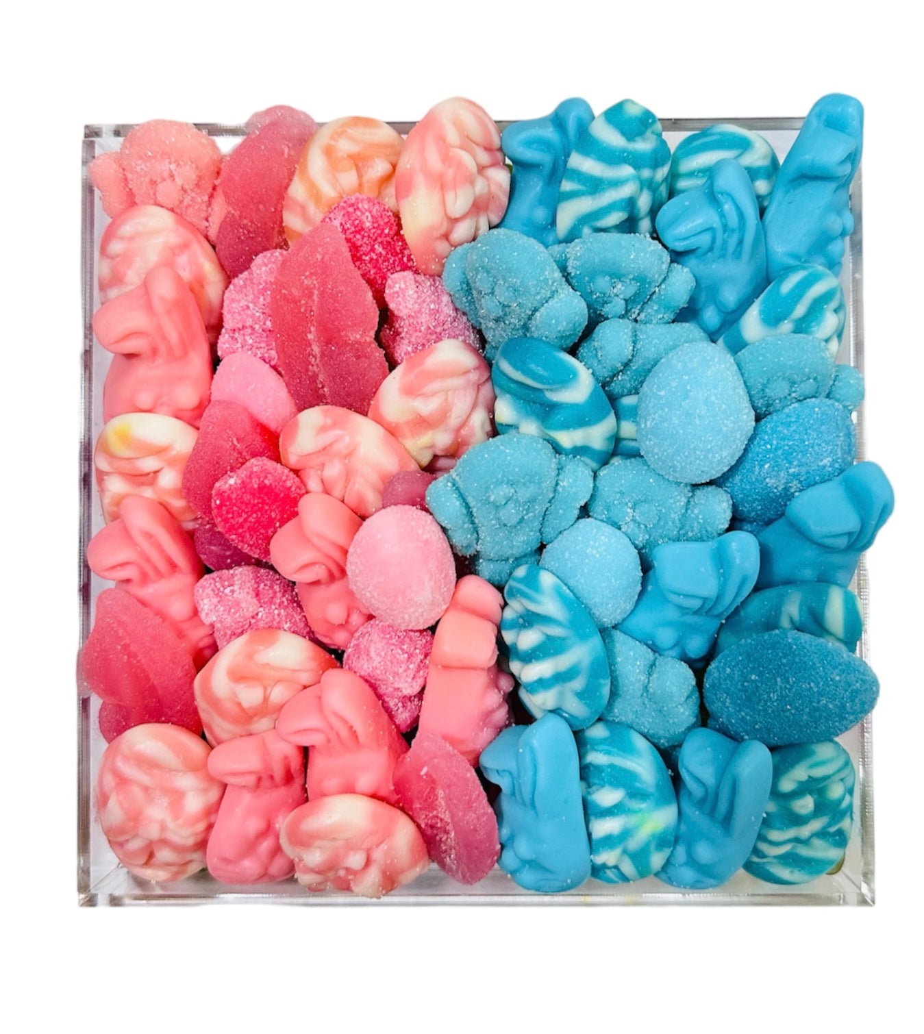 Pink and Blue Candy Board